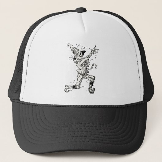 Vintage Wizard of Oz-sprookjes, de Vogelschrik Trucker Pet (Voorkant)