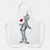 Vintage Wizard of Oz, Tinman Gelukkig glimlach hee Schort (Voorkant)