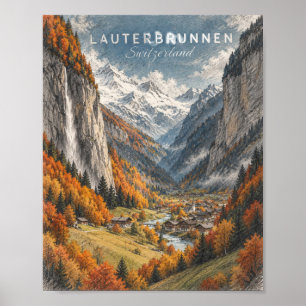 Vintage Woestijn Interieur Kunst Poster