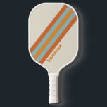 Vintage Woestijnbloem Strepen met Naam Pickleball Paddle<br><div class="desc">Laat je spel bloeien met de stille kracht en schoonheid van de Vintage Desert Flower Strepen picklebalpaddle met naam. Zachte, door de zon vervaagde strepen echoën de delicate veerkracht van wilde bloemen die gedijen onder wijde woestijnhemels, en brengen gracie, warmte en geestdrift in elke rally. Het persoonlijke naamdetail voegt een...</div>