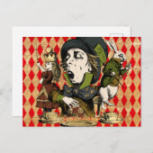 Vintage Wonderland Characters Briefkaart (Voorkant / Achterkant)