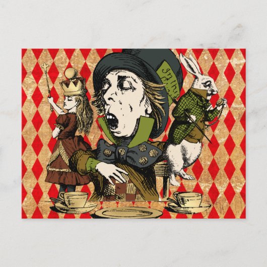 Vintage Wonderland Characters Briefkaart (Voorkant)