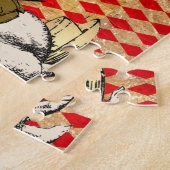 Vintage Wonderland Karakters Legpuzzel (Zijkant)