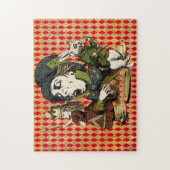 Vintage Wonderland Karakters Legpuzzel (Verticaal)
