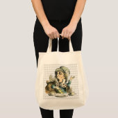 Vintage Wonderland Mad Hatter Tote Bag (Voorkant (product))