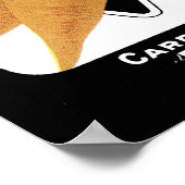 Vintage wortelzaadpakket poster (Hoek)