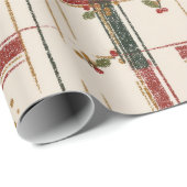 Vintage Wrapping Paper Christmas Gift Wrap Roll Cadeaupapier (Rol Hoek)