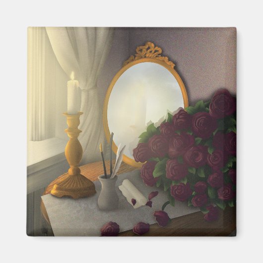 Vintage Writing Desk Magnet (Voorkant)