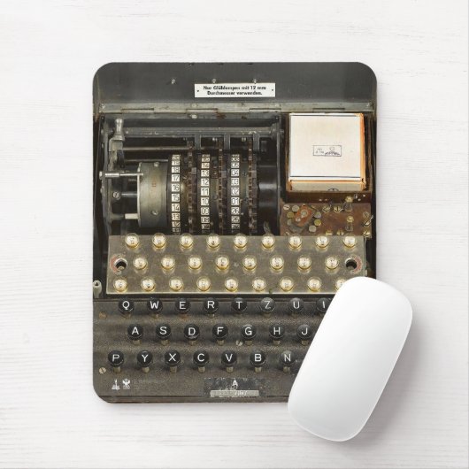 Vintage_WWII_Enigma_03 Muismatten (Met muis)