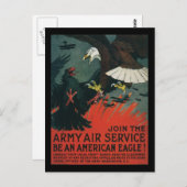 Vintage WWWI-Poster Briefkaart (Voorkant / Achterkant)