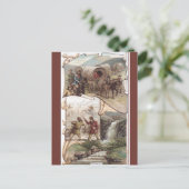 Vintage Wyoming Briefkaart (Staand voorkant)
