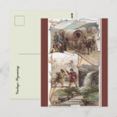Vintage Wyoming Briefkaart (Voorkant / Achterkant)