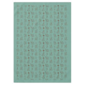 Vintage Xmas Tablecloth Retro Pastel Cozy Charm Tafelkleed (Voorkant)