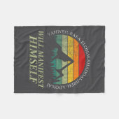 Vintage Yahweh - Will Manifest Himself Worshiper C Fleece Deken (Voorkant (Horizontaal))