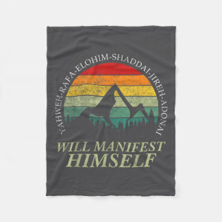 Vintage Yahweh - Will Manifest Himself Worshiper C Fleece Deken