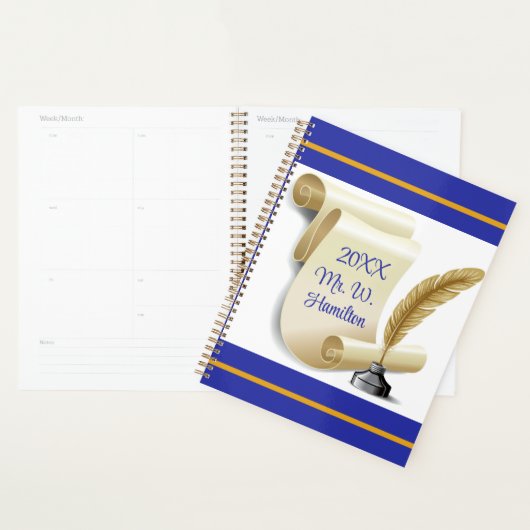 Vintage Yearly  Planner (Display)