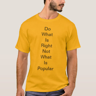vintage yellow/gold words of wisdom t-shirt