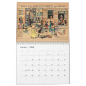 Vintage Yellow Kid 2026 Wall Calendar Kalender (Jan 2026)