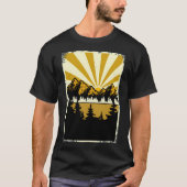 Vintage Yellow Mountains T-shirt (Voorkant)