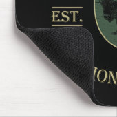 Vintage Yellowstone Nationaal Park Muismat (Hoek)