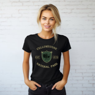 Vintage Yellowstone Nationaal Park T-shirt