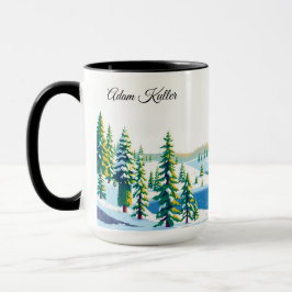 Vintage Yellowstone National Park Winterbos Mok
