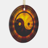 Vintage Yin Yang Keramisch Ornament (Rechts)