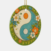 Vintage Yin Yang-symbool Keramisch Ornament (Rechts)