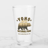 Vintage Yoho Bear Design – British Columbia Glas (Voorkant)