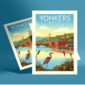 Vintage Yonkers New York Briefkaart