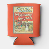 Vintage Yorkshire Railroad Tourist Guide Hoesje Blikjeskoeler (Voorkant)