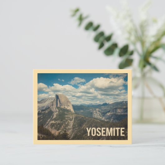 Vintage Yosemite Travel Briefkaart (Staand voorkant)