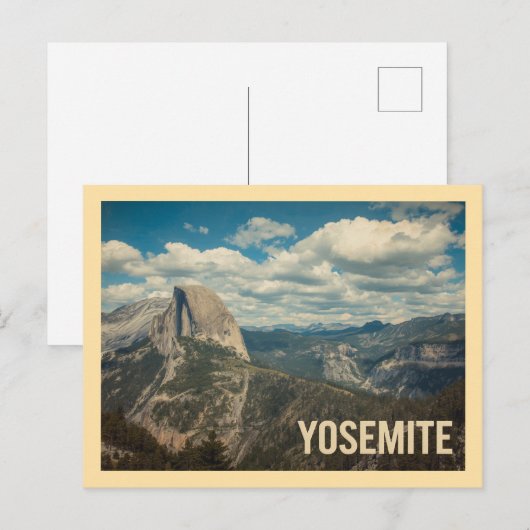 Vintage Yosemite Travel Briefkaart (Voorkant / Achterkant)