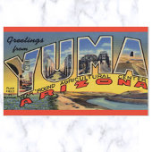 Vintage Yuma Arizona Briefkaart