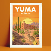 Vintage Yuma Arizona Briefkaart