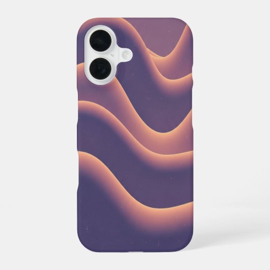 Vintage Zachte Nevel iPhone 16 Hoesje (Achterkant)