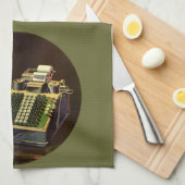 Vintage zakelijke Comptometer boekhoudmachine Theedoek (Quarter Fold)