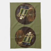 Vintage zakelijke Comptometer boekhoudmachine Theedoek (Verticaal)