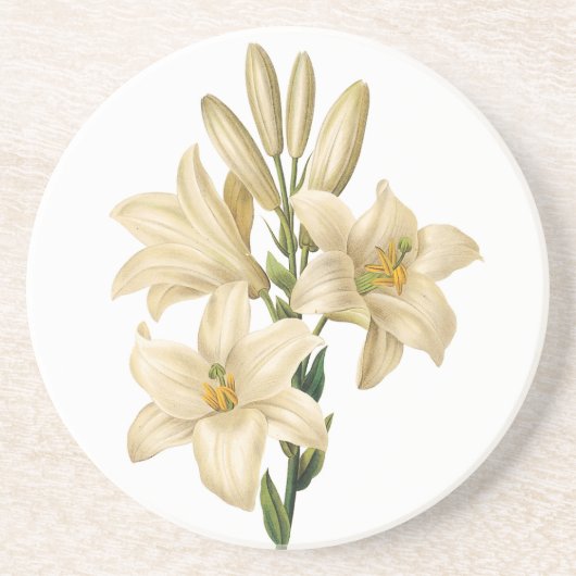 Vintage zandsteen onderzetter 1 (Voorkant)