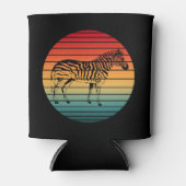 vintage zebra blikjeskoeler (Voorkant)