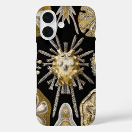 Vintage zee-egels zanddollars door Ernst Haeckel iPhone 16 Hoesje