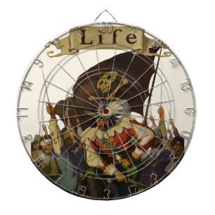 Vintage Zeerover Leven Wyeth Illustratie Dartbord