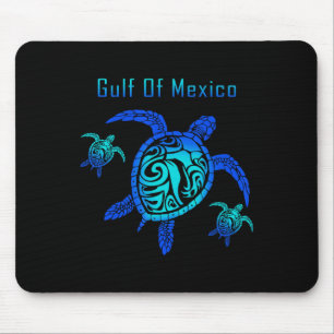 Vintage Zeeschildpad Golf van Mexico Geschat 1550 Muismat