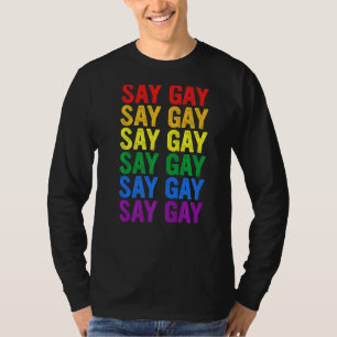 Vintage Zeg dat we zeggen dat Gay Florida Lgbt Pri T-shirt