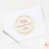 Vintage Zelfgemaakte Salsa Label (Envelop)