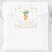 Vintage Zelfgemaakte Wortel Pickle Vierkante Label (Tas)