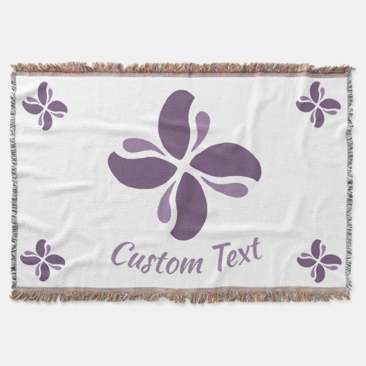 Vintage Zen Echo Lilac Kiss Deken (Voorkant)