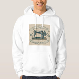 Vintage Ziel Moderne Stitches Naaien Hoodie
