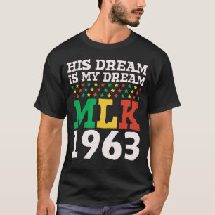 Vintage zijn droom is mijn droom! MLK, Martin Luth T-shirt