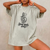 Vintage Zing Je Lied Graphic T-shirt Unisex